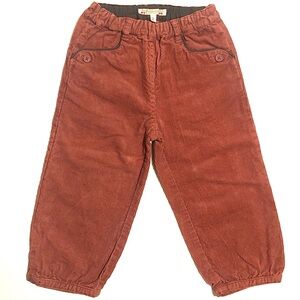 Bonpoint Baby Corduroy Pants Pull On Elastic Waist Cords Cotton Coral Toddler 2